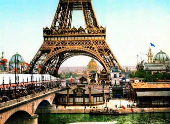 Vue de la Tour Eiffel pendant l
